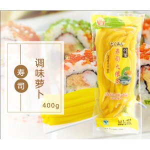 400g长源寿司萝卜条提味大根条紫菜包饭材料饭团食材寿司调味萝卜