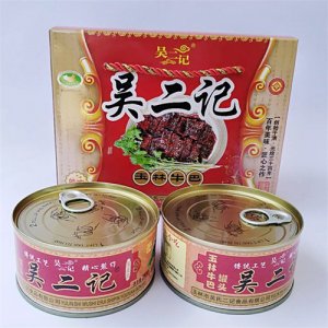 吴二记牛肉罐头200g