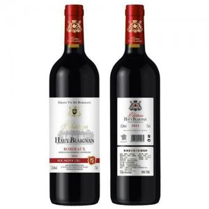 法国原瓶进口奥博莱古堡干红葡萄酒