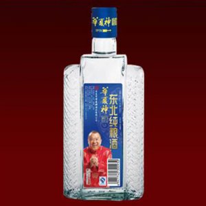 华夏神东北纯粮酒蓝瓶