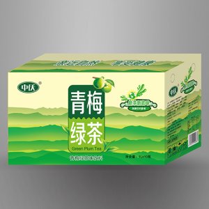 中仸青梅绿茶饮料1箱装
