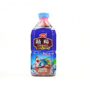 中仸蓝莓果味饮料1L