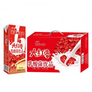 草原牛妈妈大红枣乳酸菌饮品250mlx20盒