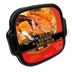 零度海洋鲍鱼海鲜锅自煮双人量火锅原汁番茄底料520g
