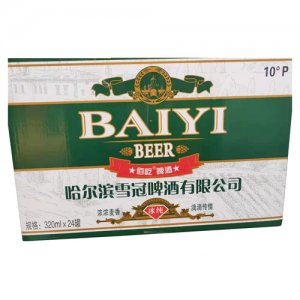 佰屹啤酒冰纯320ml×24罐