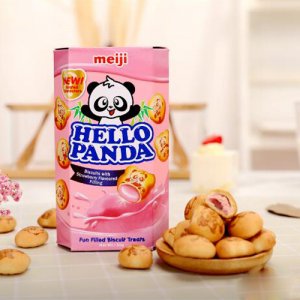明治熊猫夹心饼干系列50克( 7种口味)