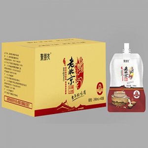 聚朋友老北京石磨红枣豆奶248ml40瓶