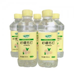 百多利柠檬苏打果味饮料350ml